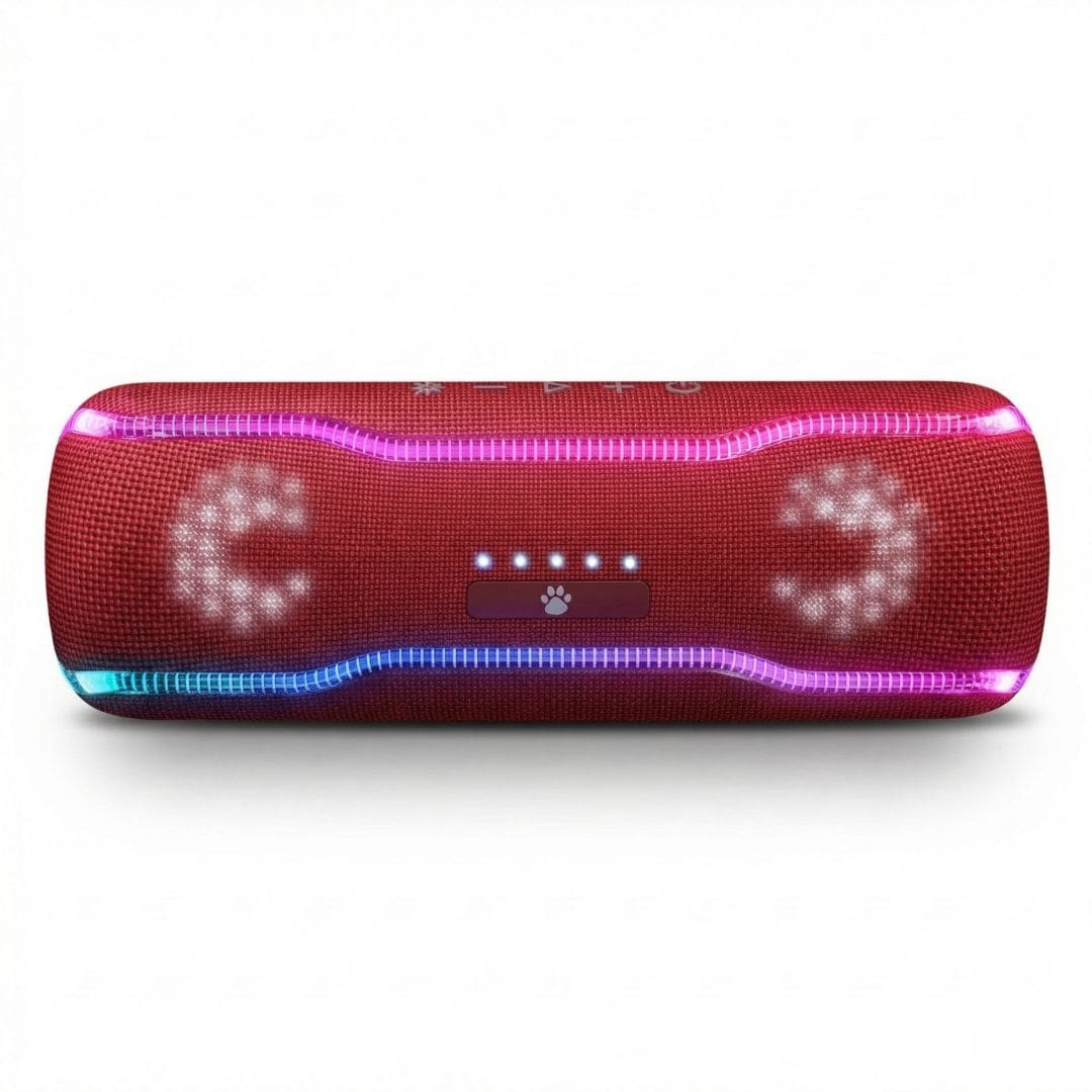 Caixa de som Bluetooth Wise Tiger F10C Vermelho