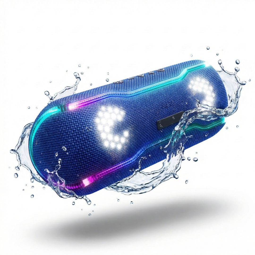 Caixa de som Bluetooth Wise Tiger F10C Azul