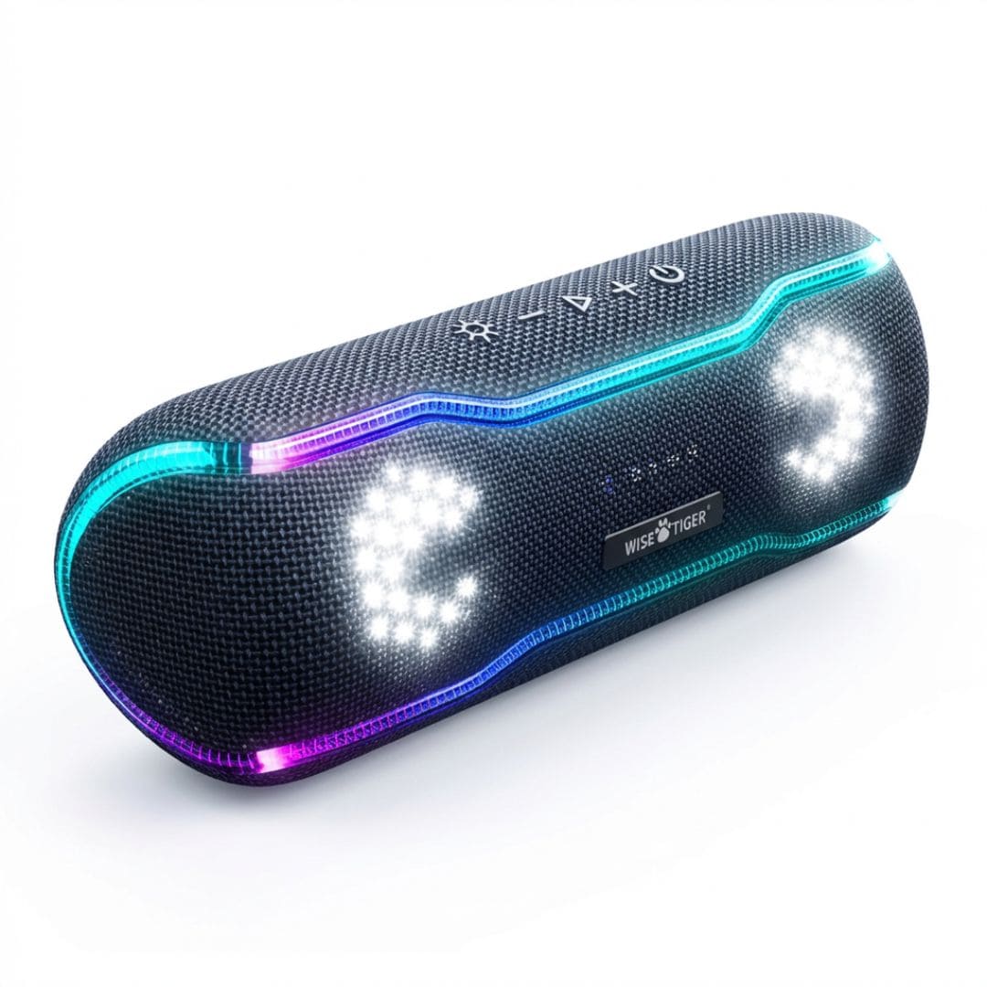 Caixa de som Bluetooth Wise Tiger F10C Preto
