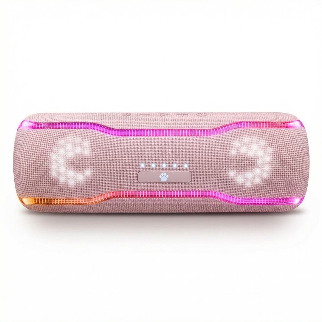 Caixa de som Bluetooth Wise Tiger F10C Rosa