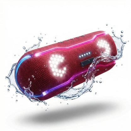 Caixa de som Bluetooth Wise Tiger F10C Vermelho