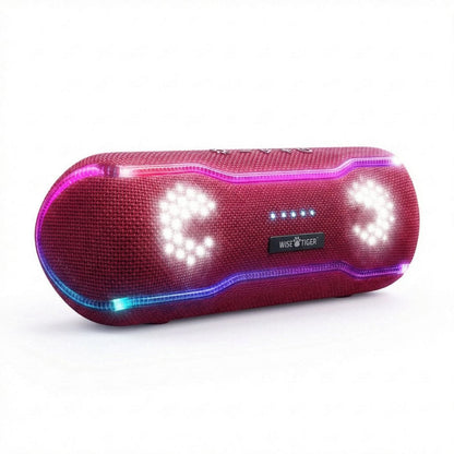 Caixa de som Bluetooth Wise Tiger F10C Vermelho