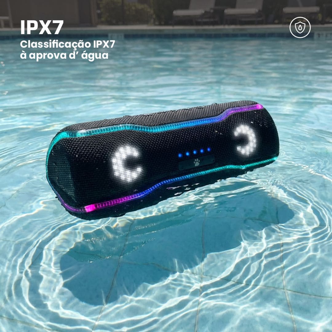 Caixa de som Bluetooth Wise Tiger F10C Preto
