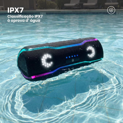 Caixa de som Bluetooth Wise Tiger F10C Preto