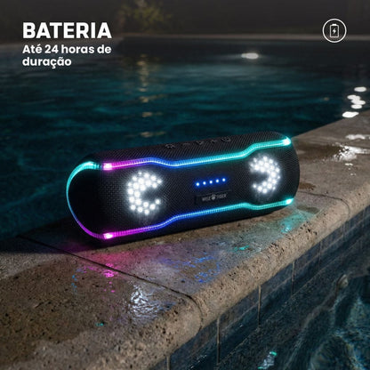 Caixa de som Bluetooth Wise Tiger F10C Preto