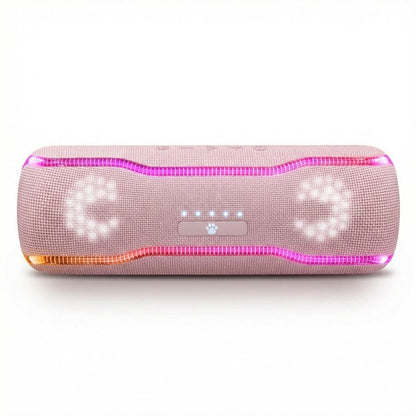 Caixa de som Bluetooth Wise Tiger F10C Rosa
